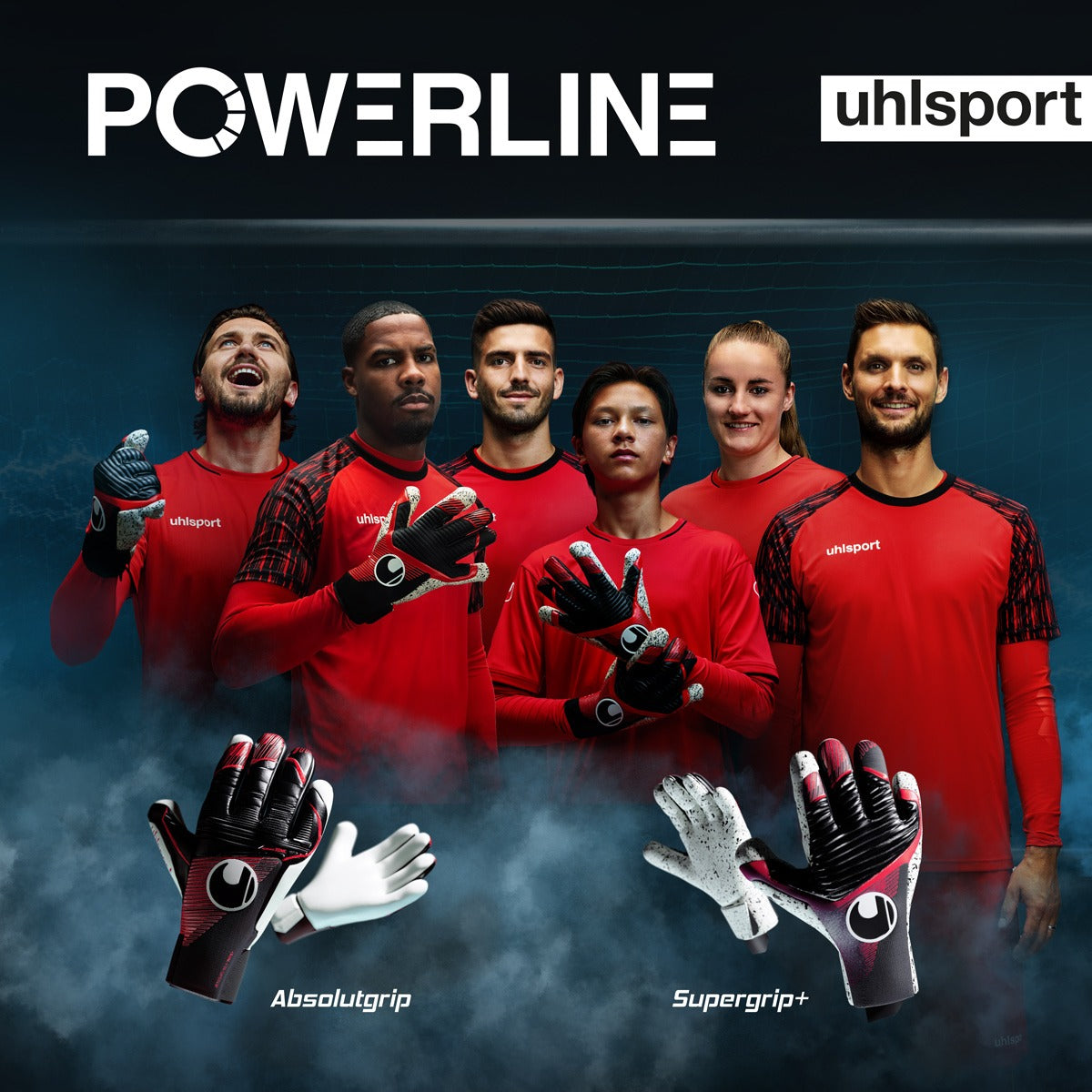 Powerline Supergrip+ HN Goalkeeper Gloves